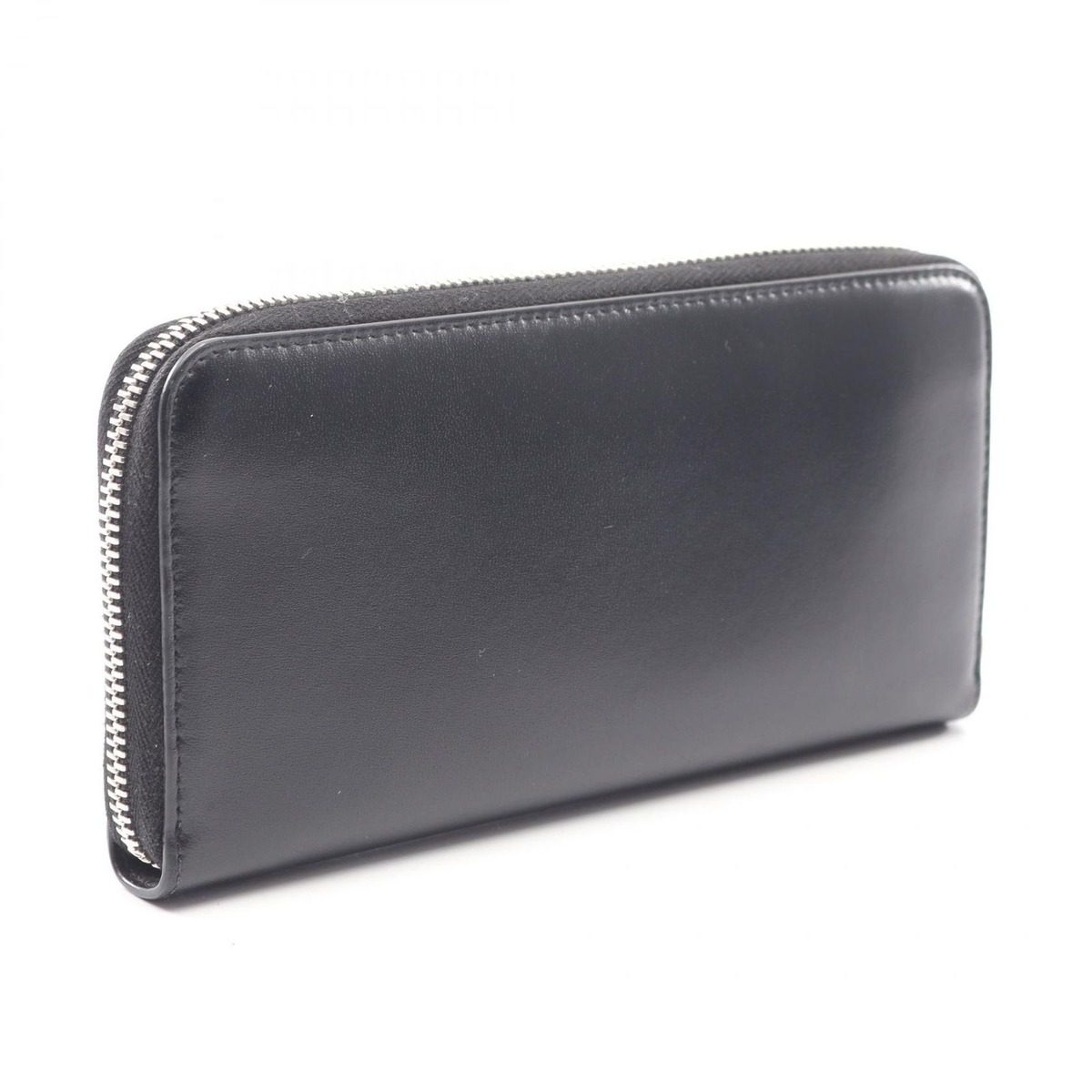 Saint Laurent Paris Round Wallet Cassandra Black Leather Tiny Monogram — view 2