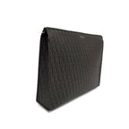 Saint Laurent All Over Pattern Clutch Bag Second Black — view 2