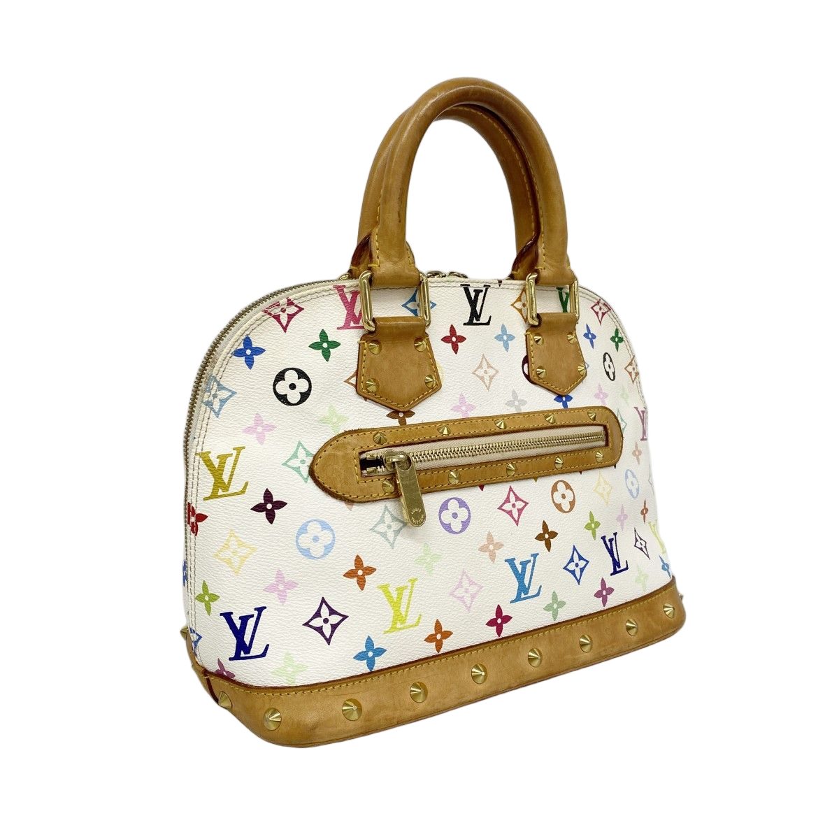 Louis Vuitton Handbag Monogram Multicolor Alma Blanc — view 2