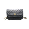Chanel Stand Quilted GD Leather Che Handbag