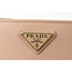 Prada Wallet Fold 1 Ml009 Saffiano Leather Cipria Beige — view 6