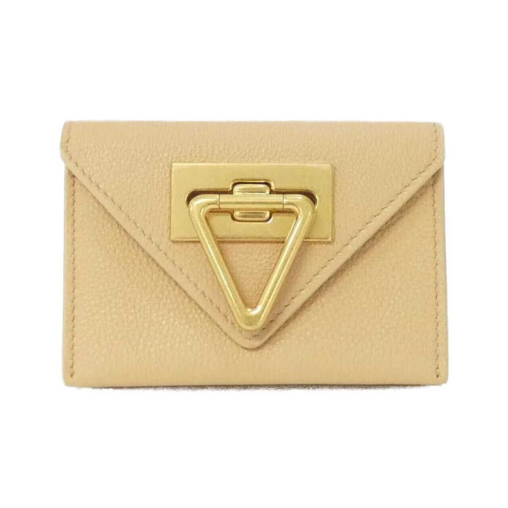 Bottega Veneta Card Case Gold Almond