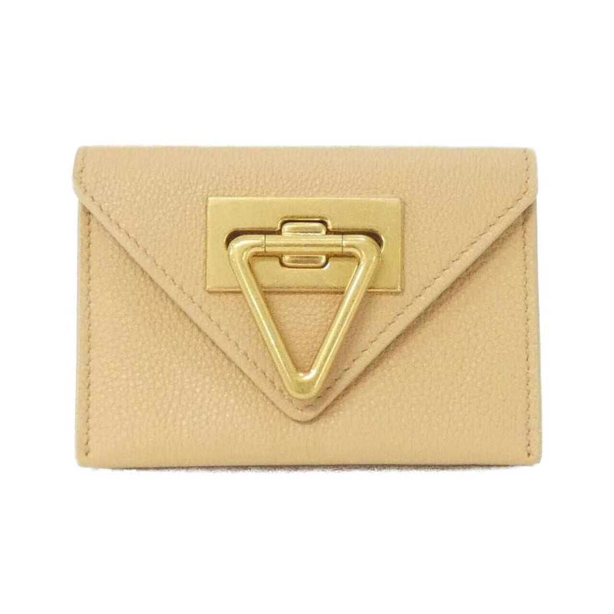 Bottega Veneta Card Case Gold Almond
