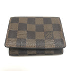 Louis Vuitton Card Case Damier Business Holder Brown