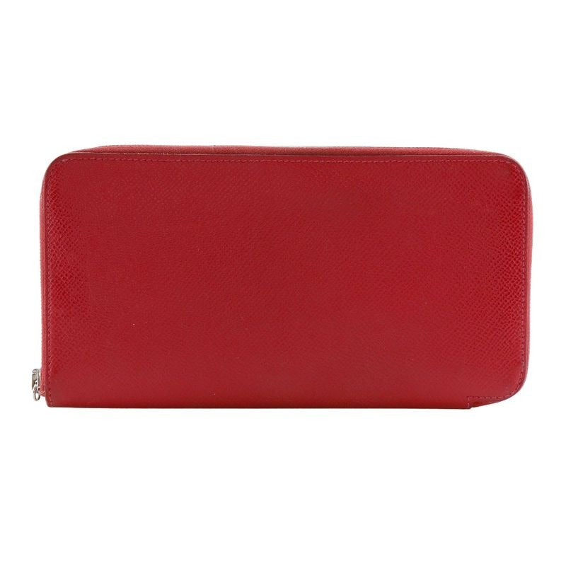 Hermes Azap Silk In Long Veau Epsom Red N Wallet