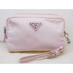 Prada Re-Nylon Pouch Strap Light Pink Nylon 8c