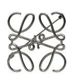 Loewe Brooch Silver Anagram 111.25.020 Metal