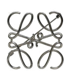 Loewe Brooch Silver Anagram 111.25.020 Metal — view 3