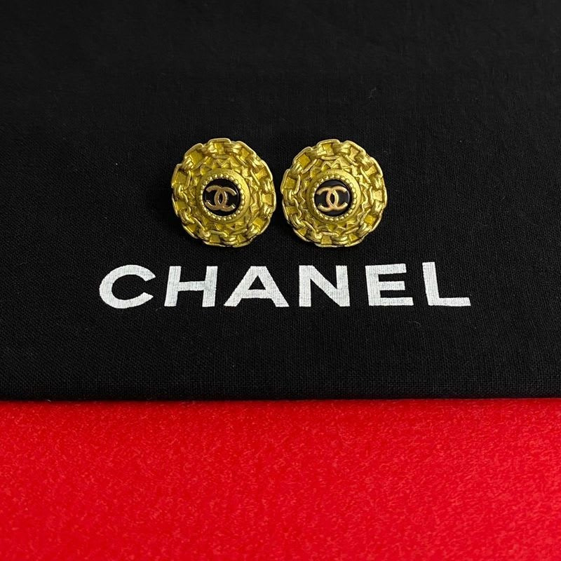 Chanel Vintage 94 Coco Mark Earrings Ear Cuff Accessory — view 2