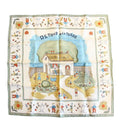 Hermes Carre 45 Scarf Gavroche Return to Green Silk