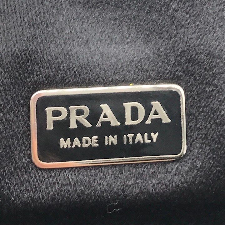 Prada Velour Hand Black Mini Bag Purse — view 9