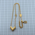 Louis Vuitton V Escential Necklace Gold Paw Nshop Item — view 7