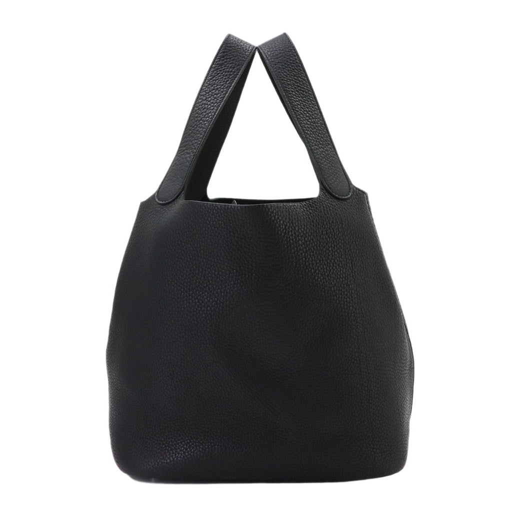 Hermes Picotin GM Hand Bag Taurillon Clemence Black