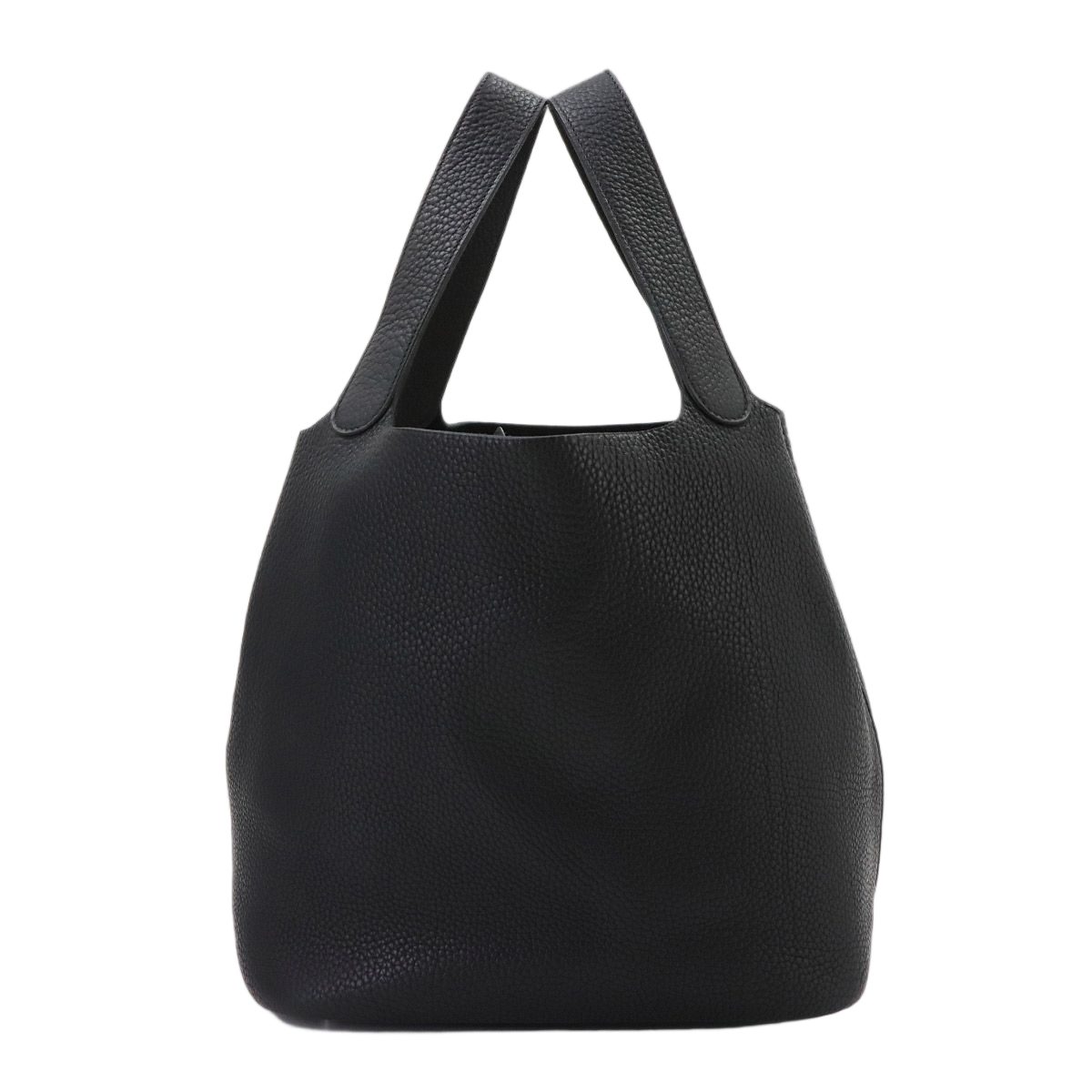 Hermes Picotin GM Hand Bag Taurillon Clemence Black