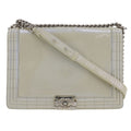 Chanel Chain Shoulder Boy Enamel Bag