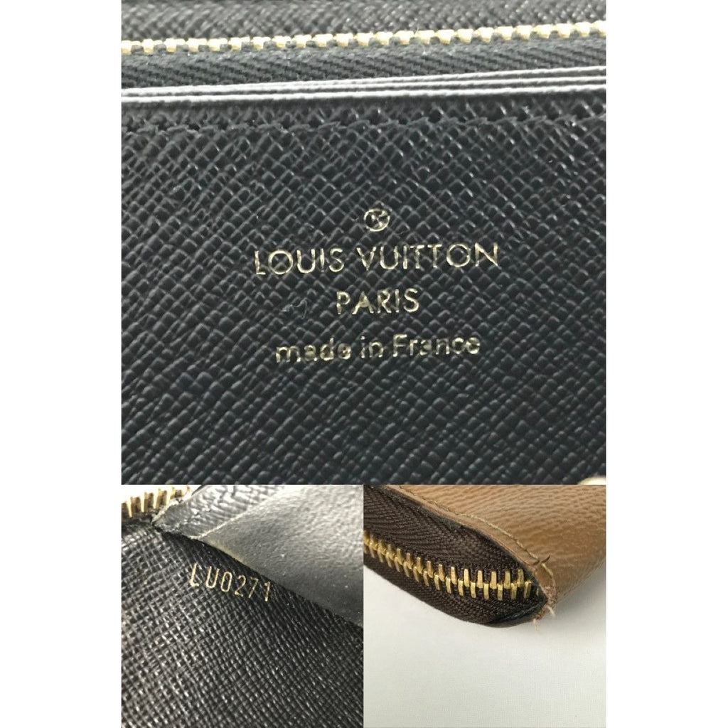 Louis Vuitton Monogram Giant Reverse Zippy Wallet Brown — view 2