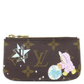 Louis Vuitton Coin Purse Pochette Cles Monogram Canvas Azur Frost Key