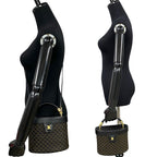 Celine Macadam Blason Pattern Triomphe Logo Hardware Leather 2-Way