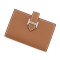 Hermes Card Case Bearn Mini Coin Purse Gold Silver Vo Madame