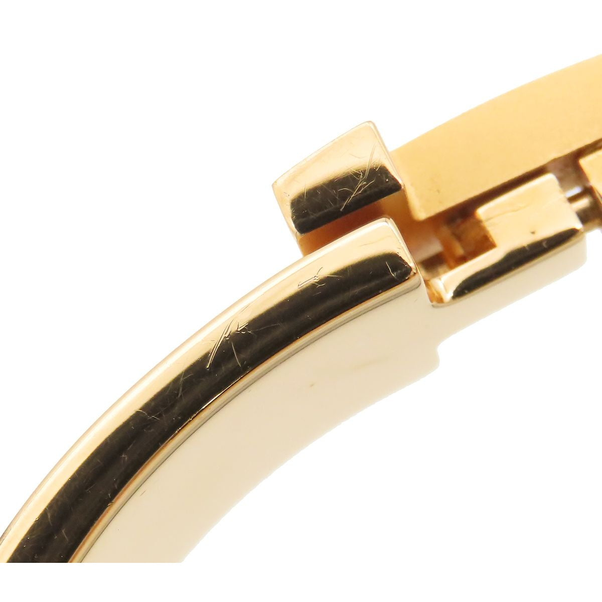Hermes Clic HH Gold Black Metal Enamel Bracelet Bangle — view 6