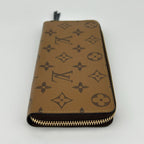 Louis Vuitton Monogram Wallet Portefeuille Clemence Reverse Brown — view 3