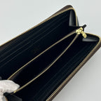 Louis Vuitton Monogram Wallet Portefeuille Clemence Reverse Brown — view 9