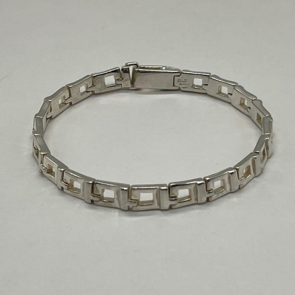 Gucci G Shape Bracelet SV 925 Vintage