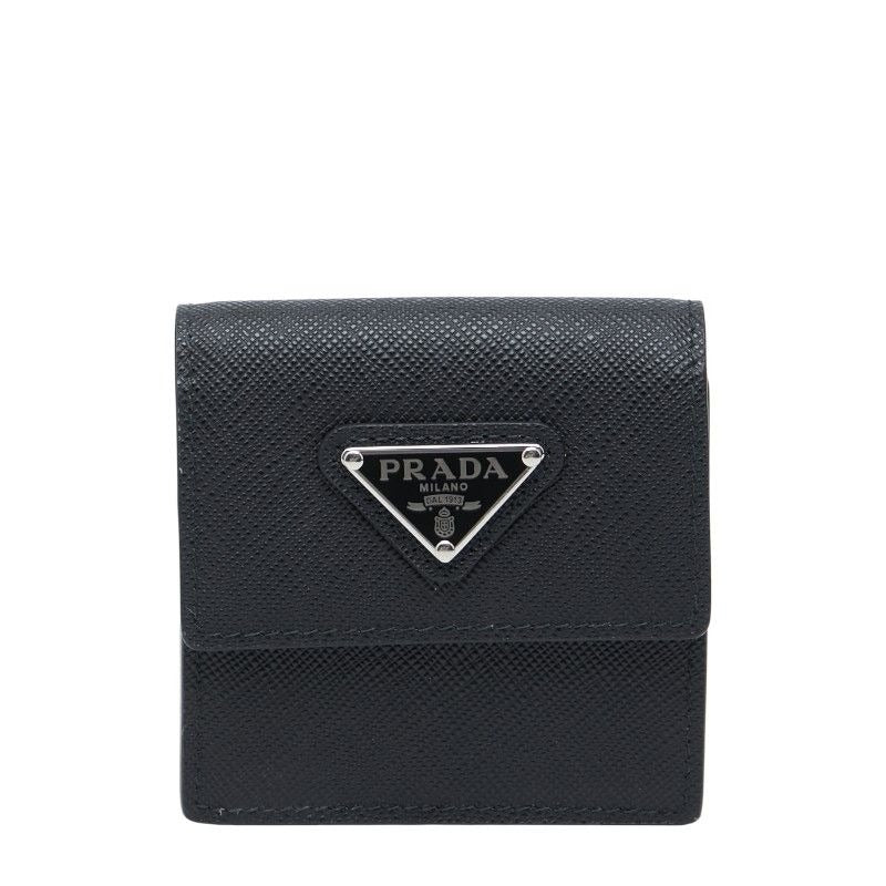 Prada Pouch Black Saffiano Leather