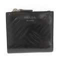 Prada Bifold Wallet Leather Black
