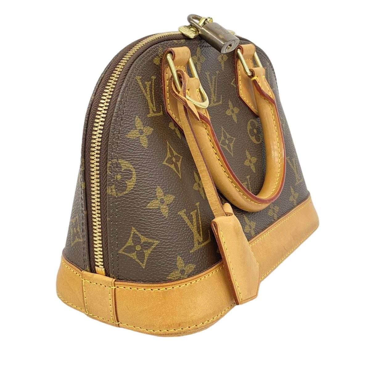 Louis Vuitton Handbag Monogram Alma BB Brown 2-Way — view 2