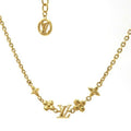 Louis Vuitton Baby Necklace Metal Monogram