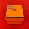 Hermes Suntulle Belt Motif Silver 925 Ring No 10 Accessory 90503