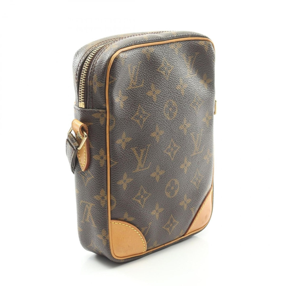 Louis Vuitton Shoulder Bag Danube Canvas Leather — view 2