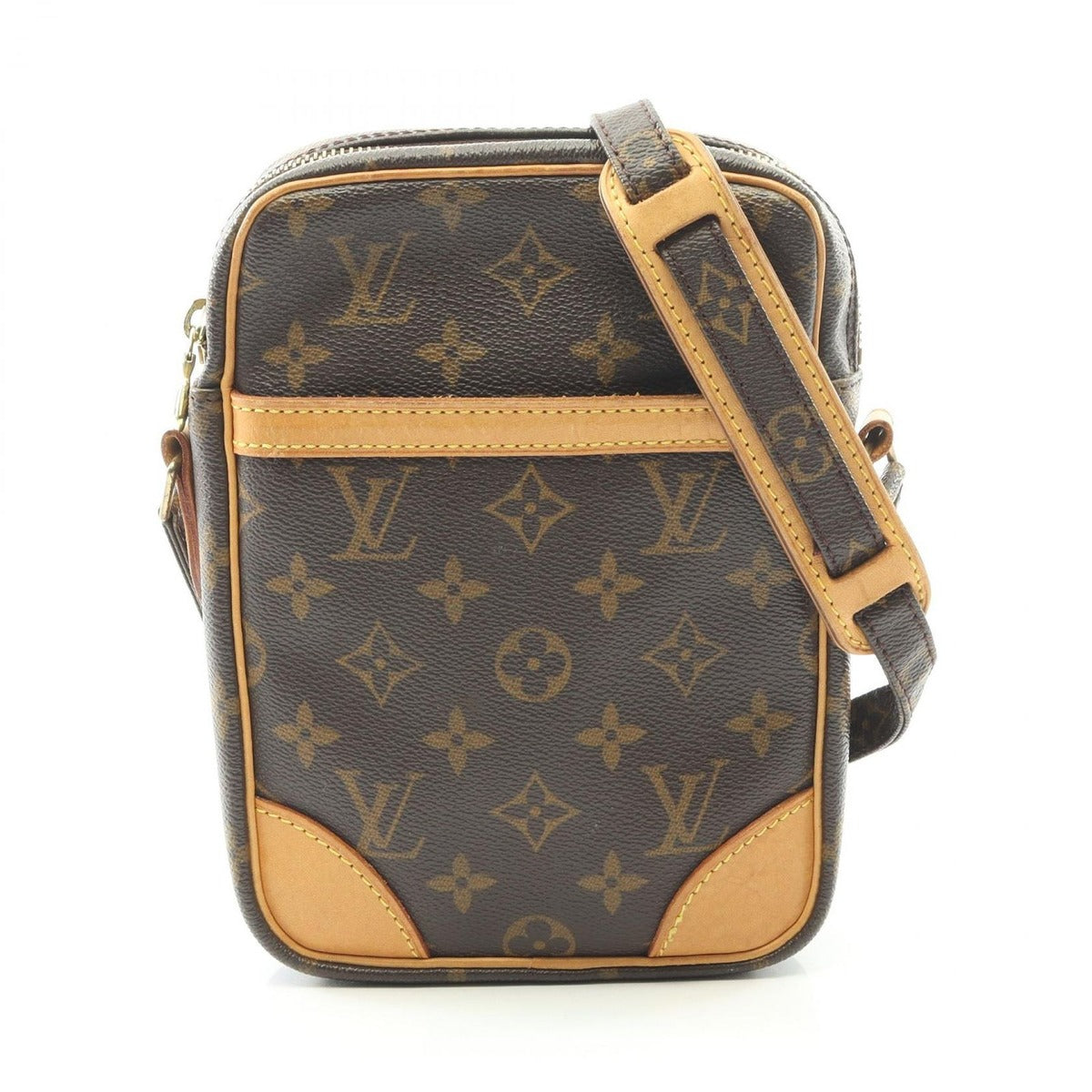 Louis Vuitton Shoulder Bag Danube Canvas Leather