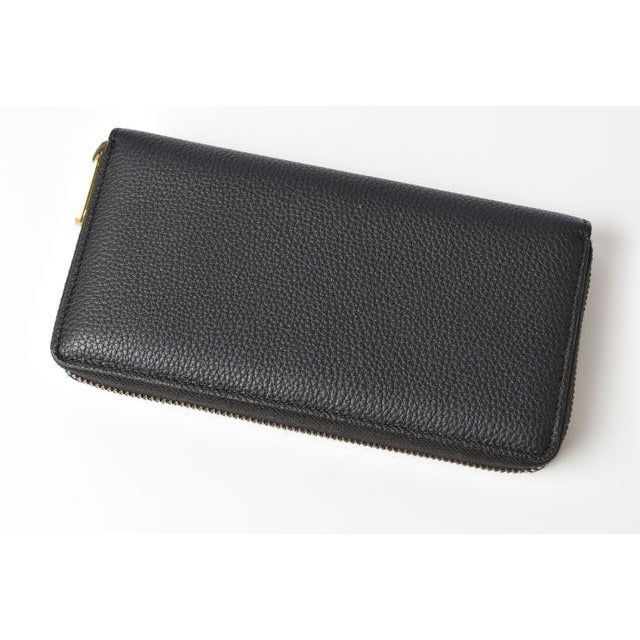 Gucci Long Wallet Vintage Logo Print Black — view 2