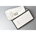 Gucci Long Wallet Vintage Logo Print Black — view 3