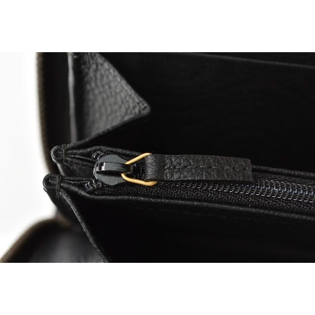 Gucci Long Wallet Vintage Logo Print Black — view 6