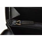 Gucci Long Wallet Vintage Logo Print Black — view 6