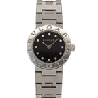 Bvlgari Watch Diamond Silver Quartz