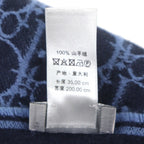 Dior Homme Cashmere Shawl Scarf with Fringe — view 7