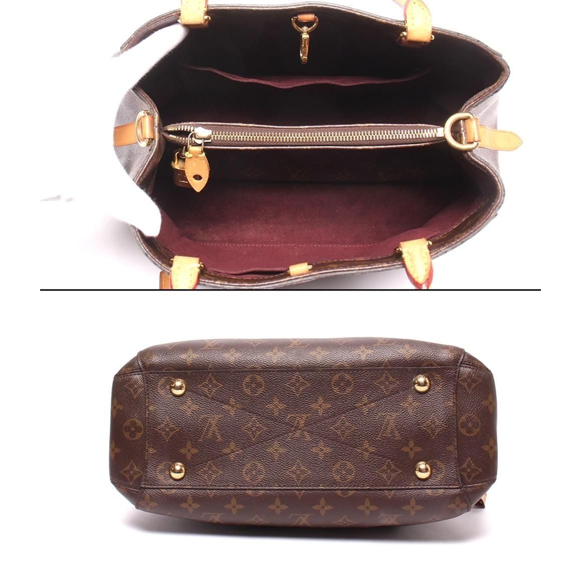 Louis Vuitton Shoulder Bag Montaigne MM Monogram — view 3