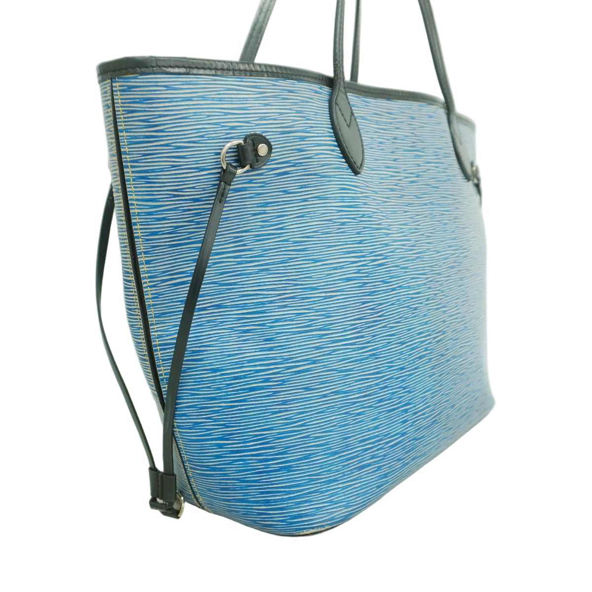 Louis Vuitton Tote Epi Denim Neverfull MM Blue — view 2