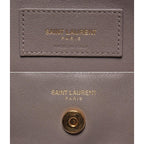 Saint Laurent Paris 2-Way Shoulder Bag Crossbody Baby Cabas Gray Size Details — view 4