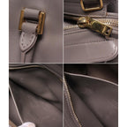 Saint Laurent Paris 2-Way Shoulder Bag Crossbody Baby Cabas Gray Size Details — view 8