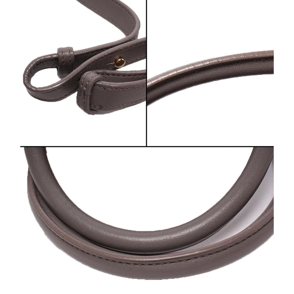 Saint Laurent Paris 2-Way Shoulder Bag Crossbody Baby Cabas Gray Size Details — view 9