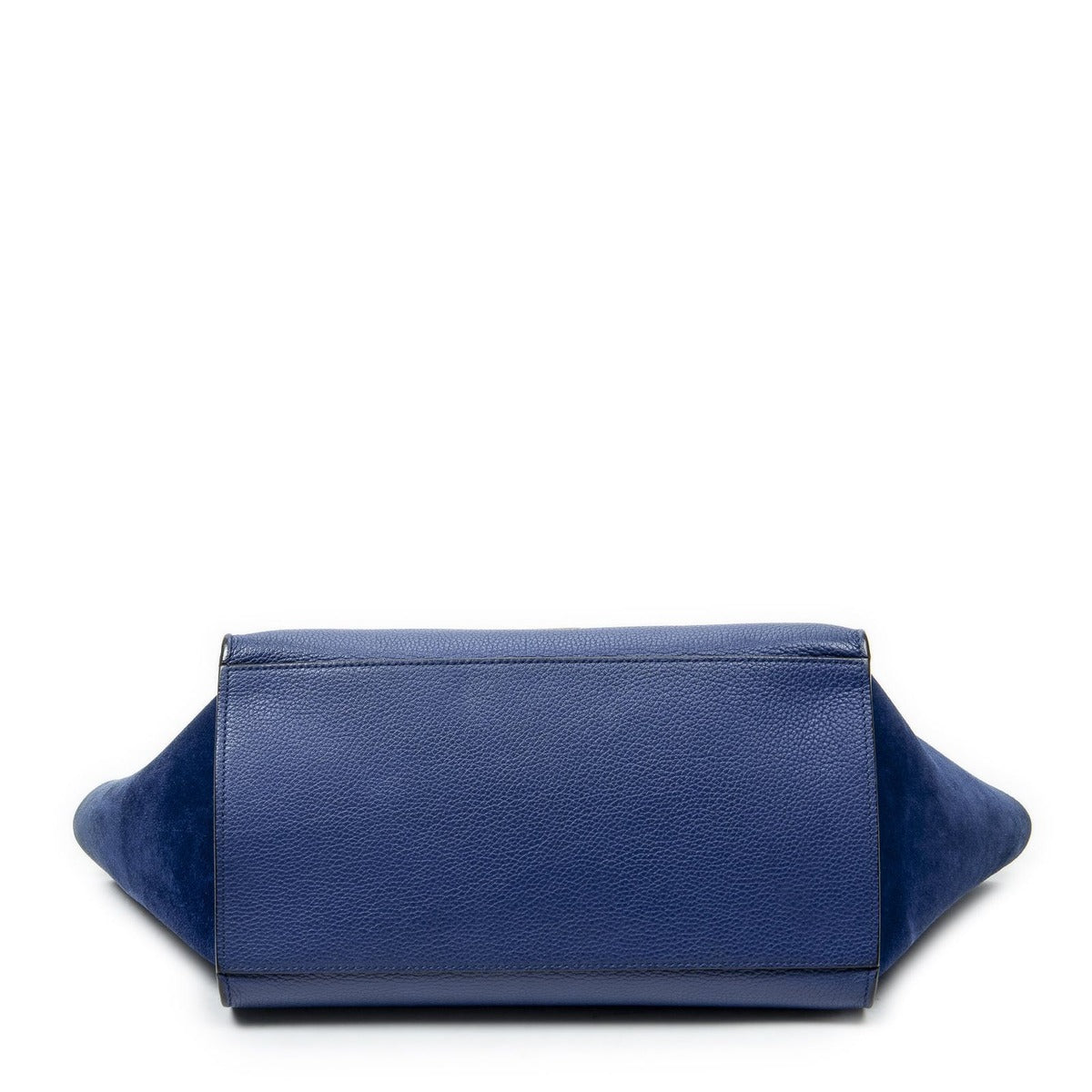 Celine Small Medium Swing Royal Blue Grain Calfskin Leather Shoulder Bag — view 6
