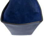 Celine Small Medium Swing Royal Blue Grain Calfskin Leather Shoulder Bag — view 7
