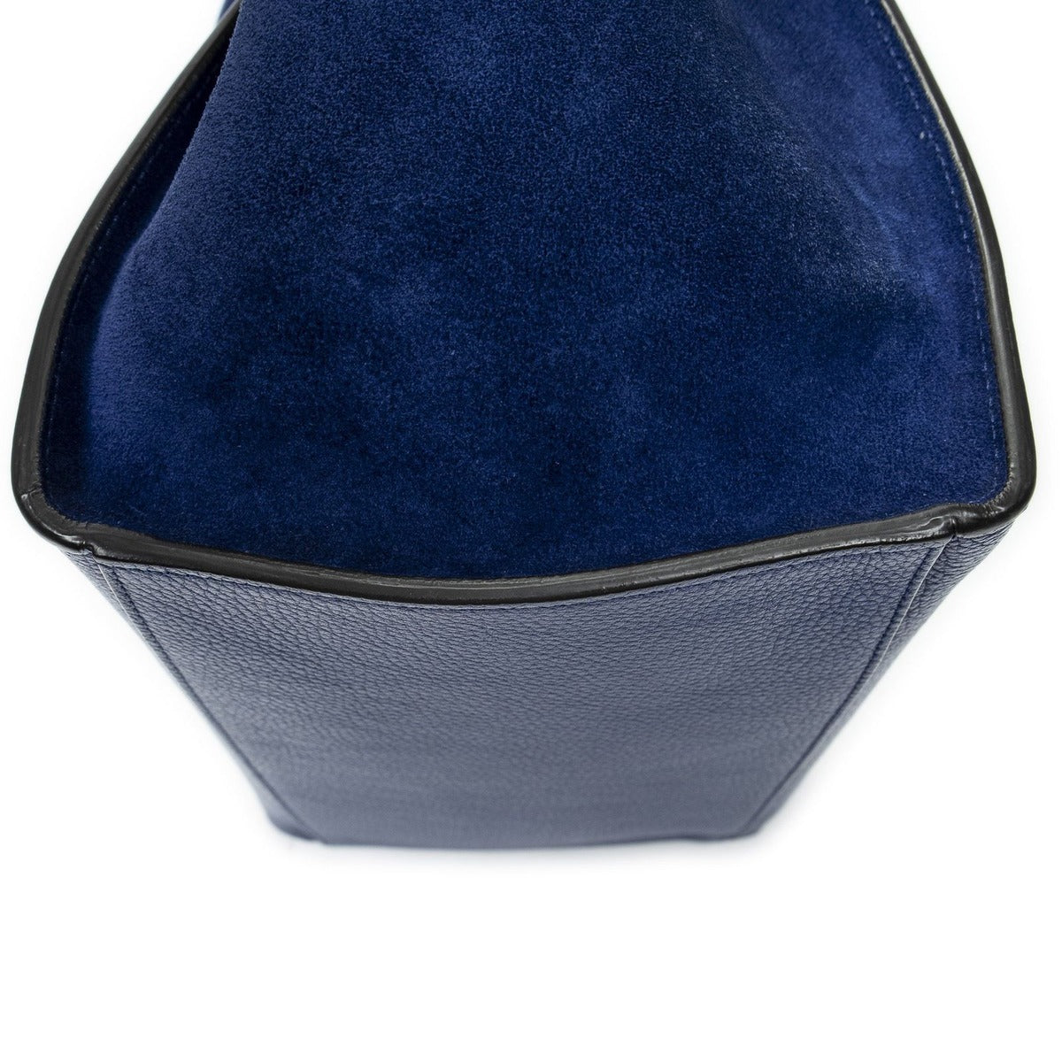 Celine Small Medium Swing Royal Blue Grain Calfskin Leather Shoulder Bag — view 7