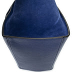 Celine Small Medium Swing Royal Blue Grain Calfskin Leather Shoulder Bag — view 8
