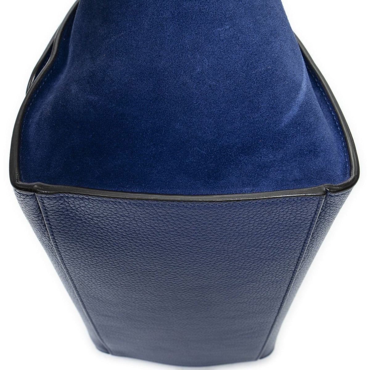 Celine Small Medium Swing Royal Blue Grain Calfskin Leather Shoulder Bag — view 8